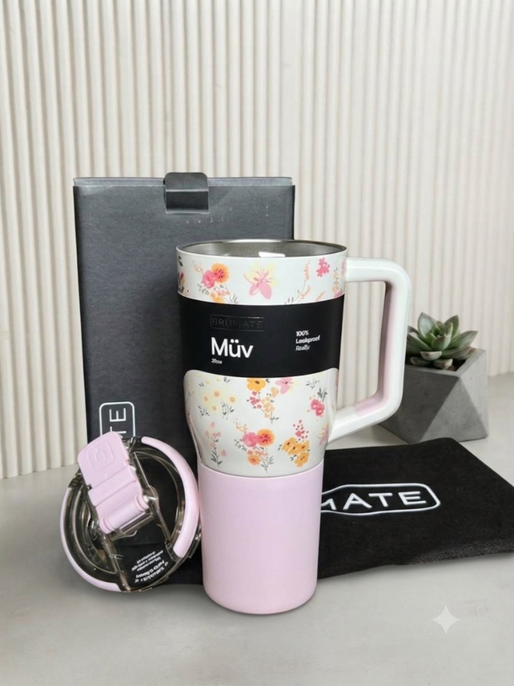 BruMate 35 oz Muv - Wildflower Whisper, NWT, RARE